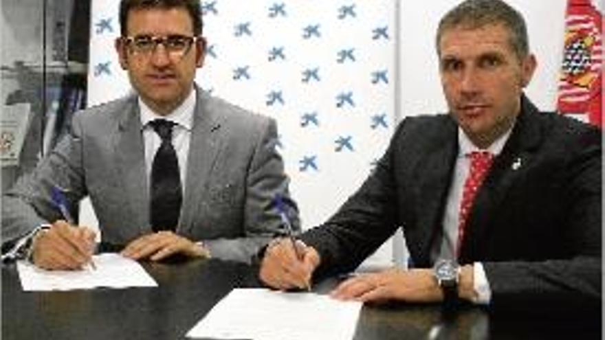 El Girona renova l&#039;acord de patrocini amb CaixaBank