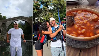 Una famosa pareja de "La Isla de las Tentaciones", en Asturias tras su reconciliación: mucho amor entre Covadonga, el Sella, la fabada y las zamburiñas