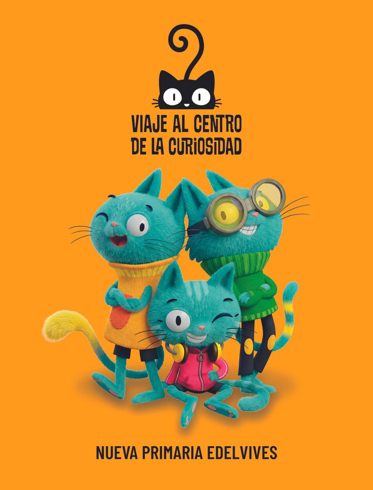 Los personajes de 'Viaje al centro de la curiosidad' , el nuevo proyecto de Primaria de Edelvives