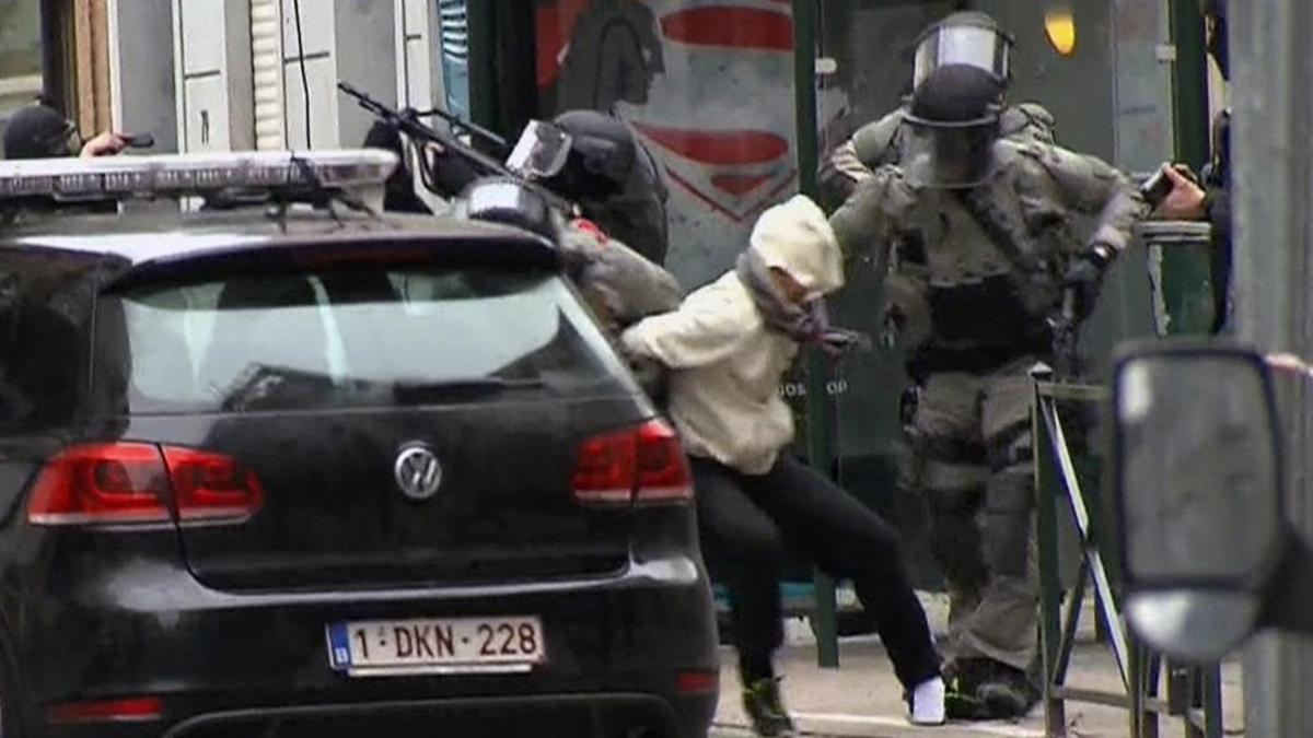 La detención de Salah Abdeslam el pasado 18 de marzo en el barrio de Molenbeek, en Bruselas.