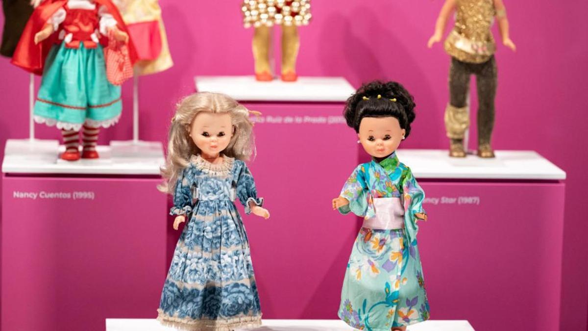 Muñecas Nancy en una exposición en el Museo del Traje