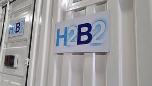 Logo de H2B2.