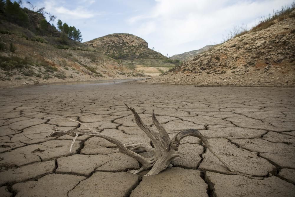 Sequía en el embalse de Forata