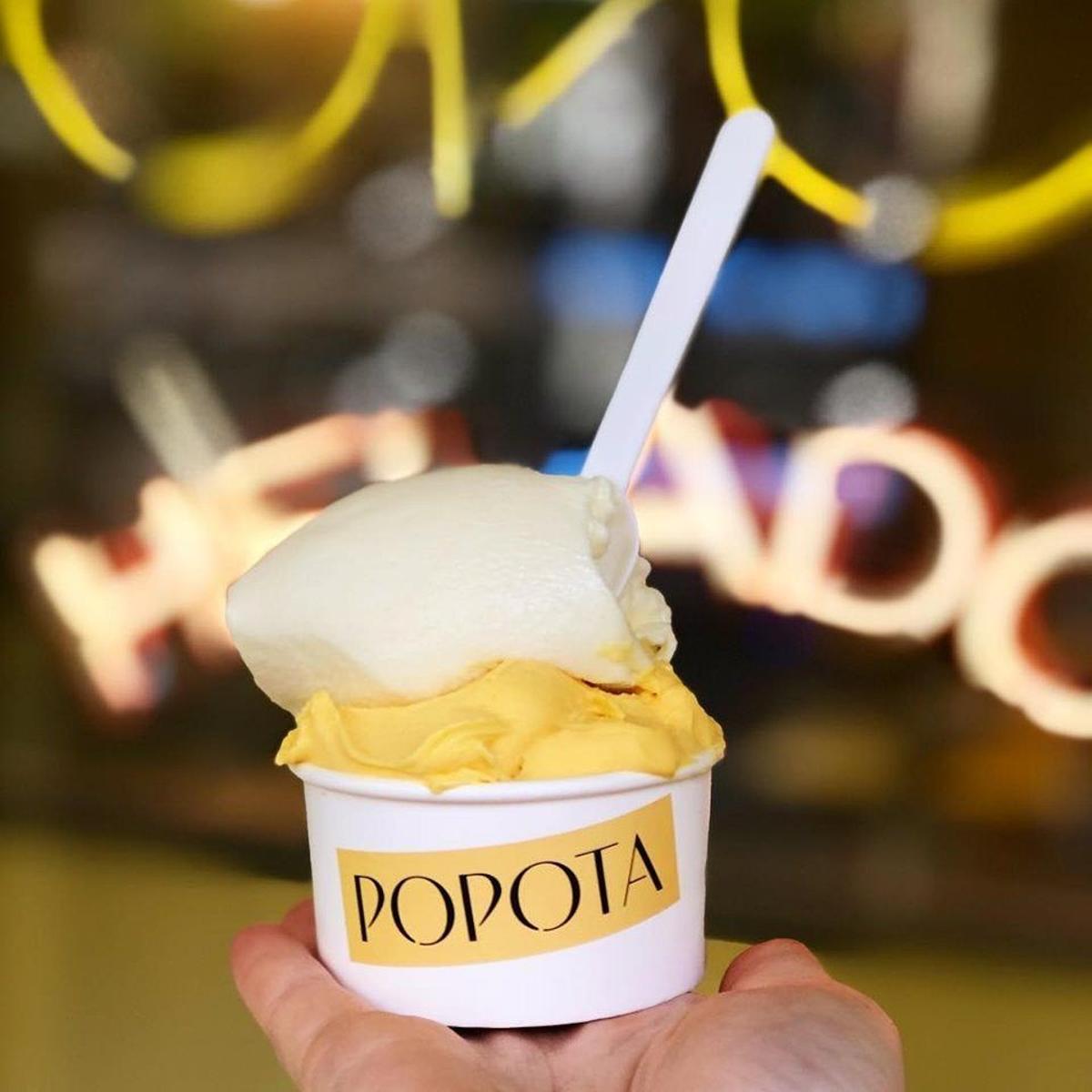 Probar el mejor sabor de helado del mundo en Popota