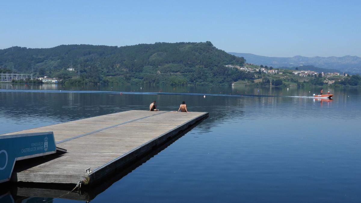 Foto de archivo del embalse de Castrelo de Miño