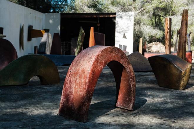 Galería: Franco Monti, un escultor con alma africana en Ibiza