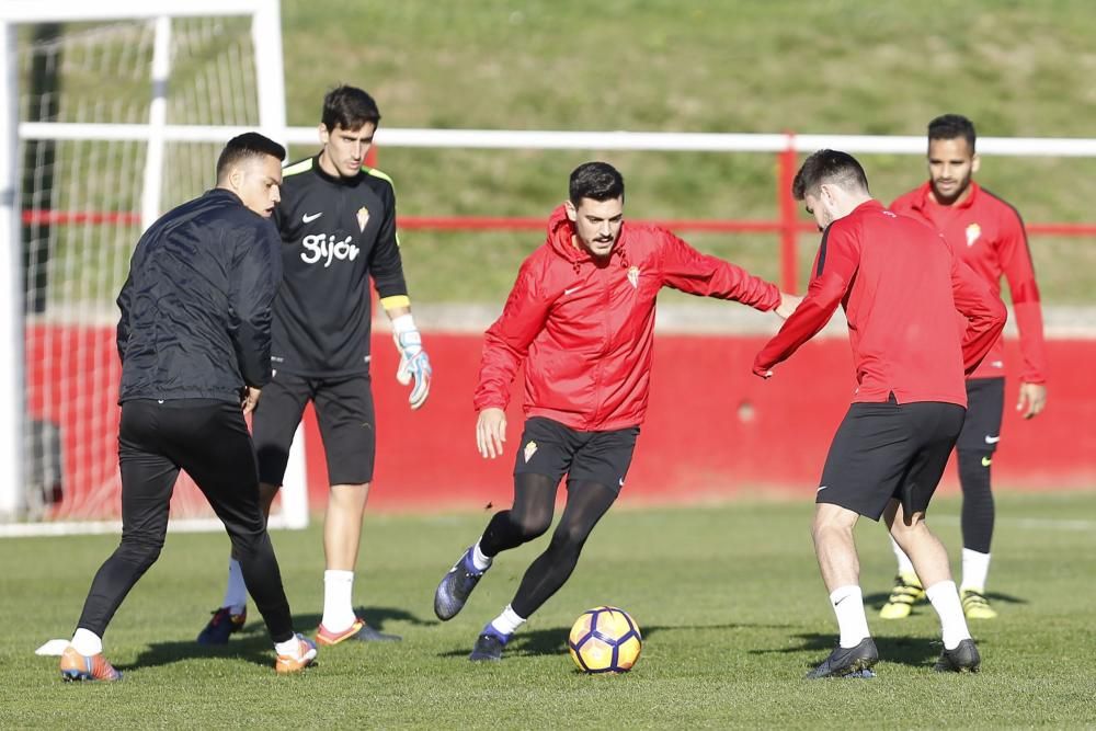 Entrenamiento del Sporting