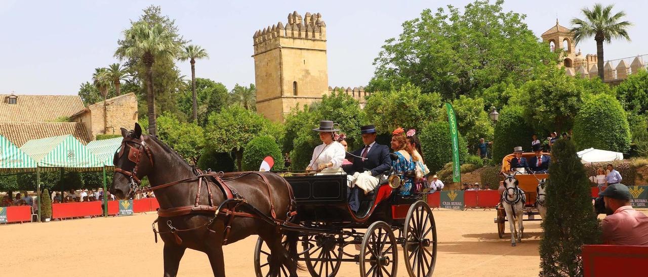 Exhibición de carruajes en el Alcázar, en la pasada edición 2022.