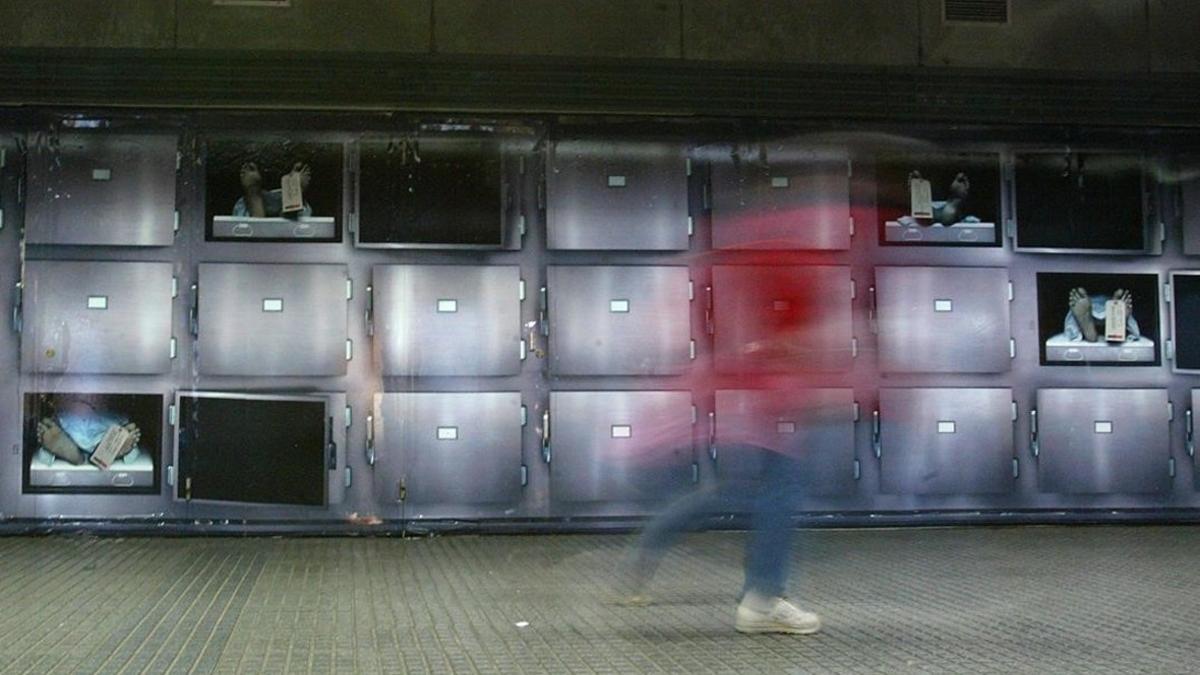 Campaña contra los accidentes laborales de la Generalitat en el 2007.