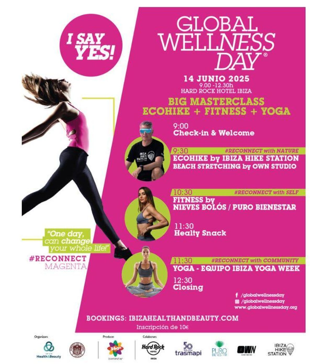 Cartel del Global Wellness Day.