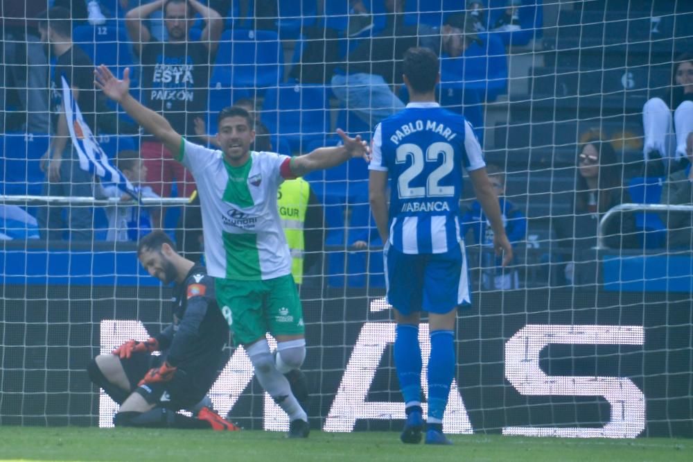 El Dépor cae ante el Extremadura en Riazor