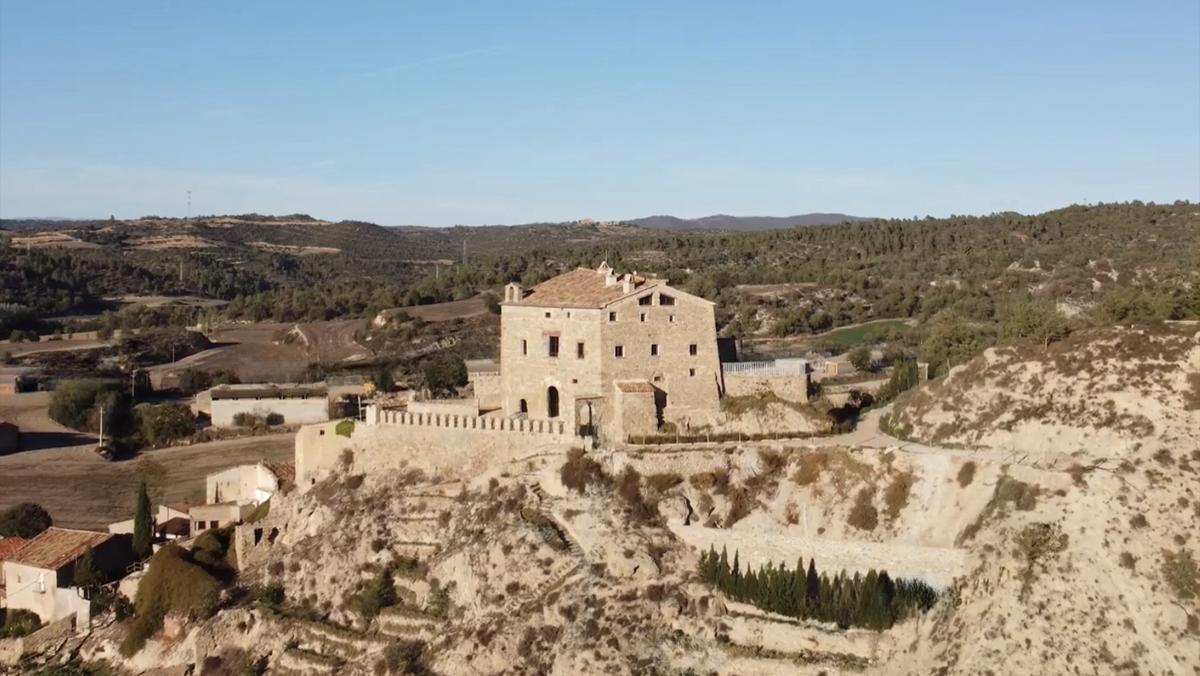 Vista aérea del Castell d'Enfesta