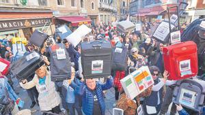 Venecianos se manifiestan contra la masificación turística