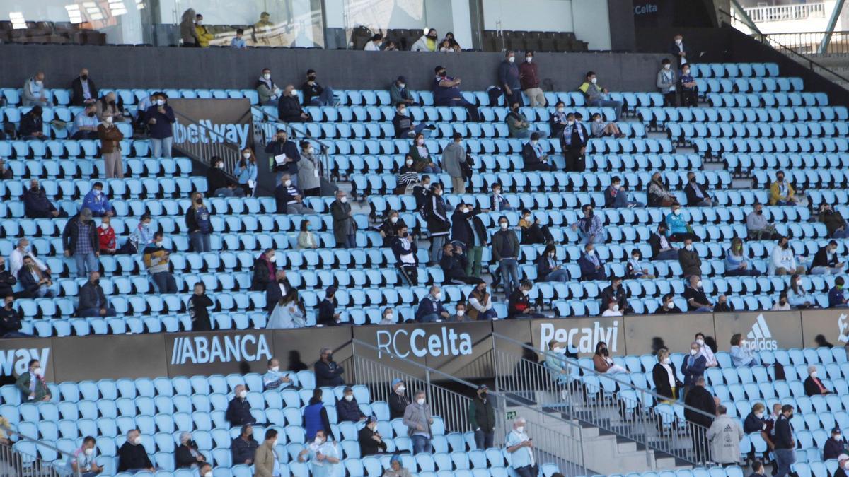 Así ha sido la vuelta del público a Balaídos