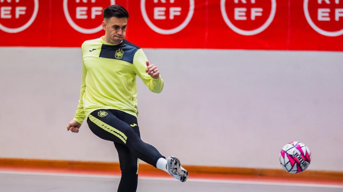 Pol Pacheco, con la selección española