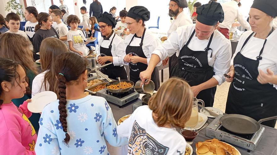 Los “Desayunos Saludables” de Obradoiro da Lanzada.