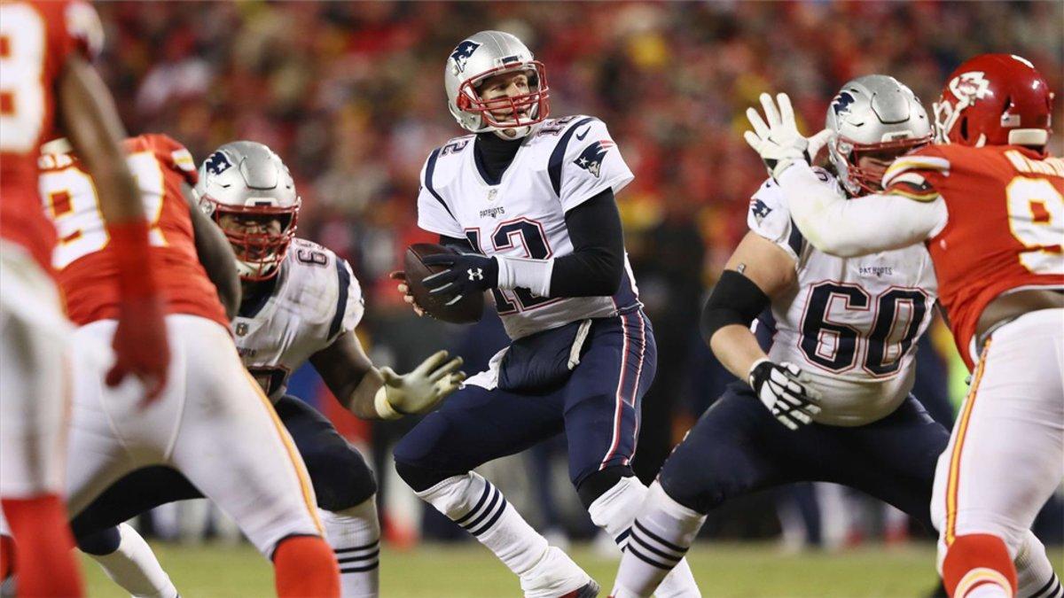 Tom Brady, durante el partido ante los Chiefs