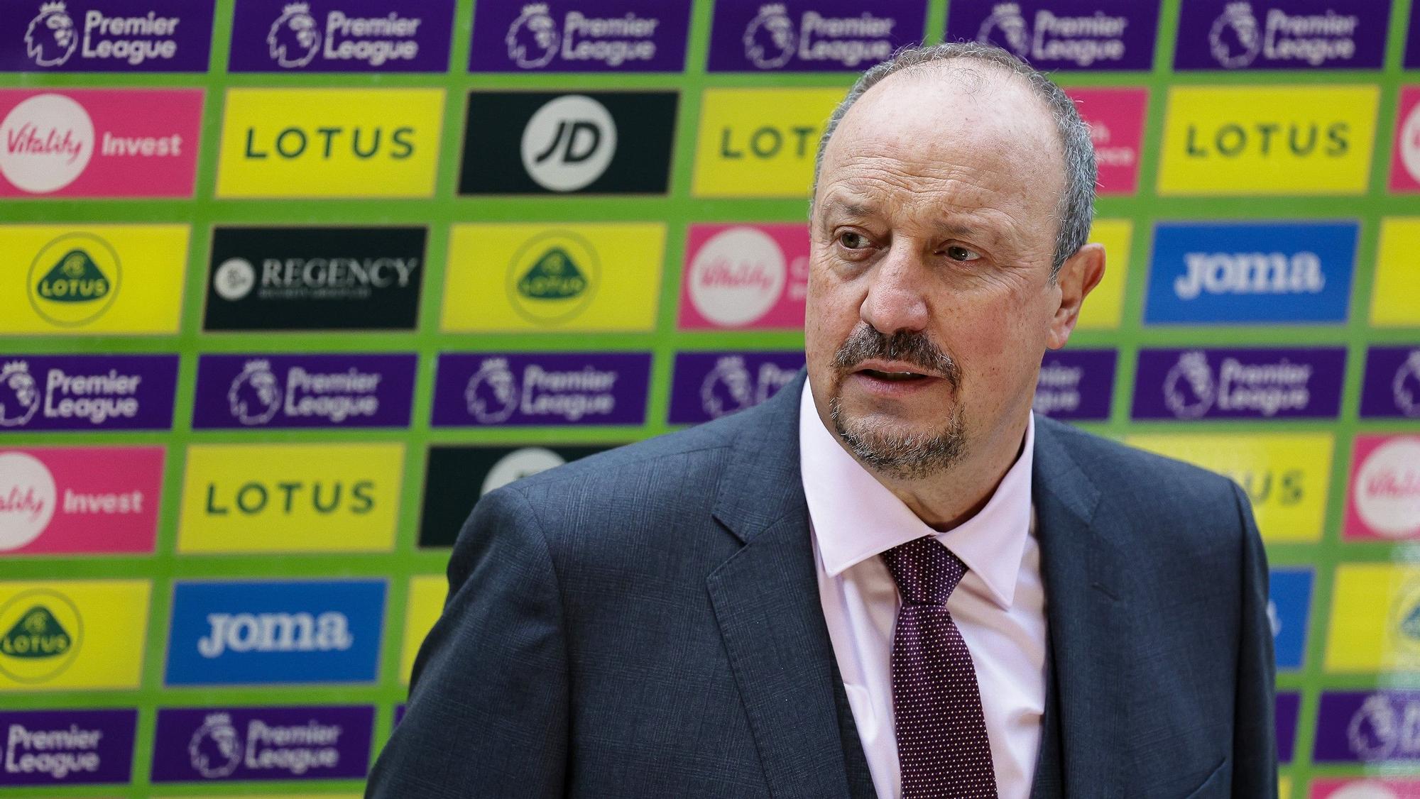 Rafa Benítez, tras el partido del Everton ante el Norwich de este sábado.