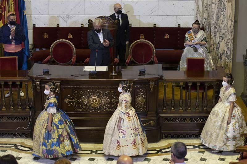 Proclamación de Carmen Martín y Nerea López, falleras mayores de València 2022