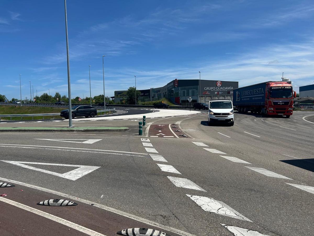 EN IMÁGENES: Trabajadores y conductores opinan en el primera día laborable con los accesos mejorados a Parque Principados