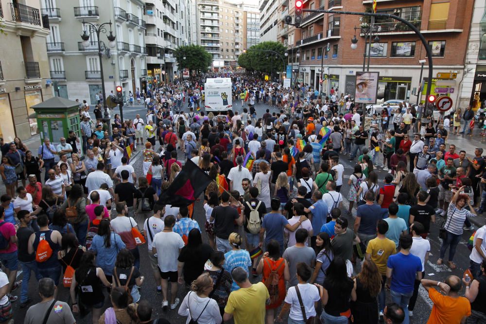 Manifestación del Orgullo LGTBi en Valencia