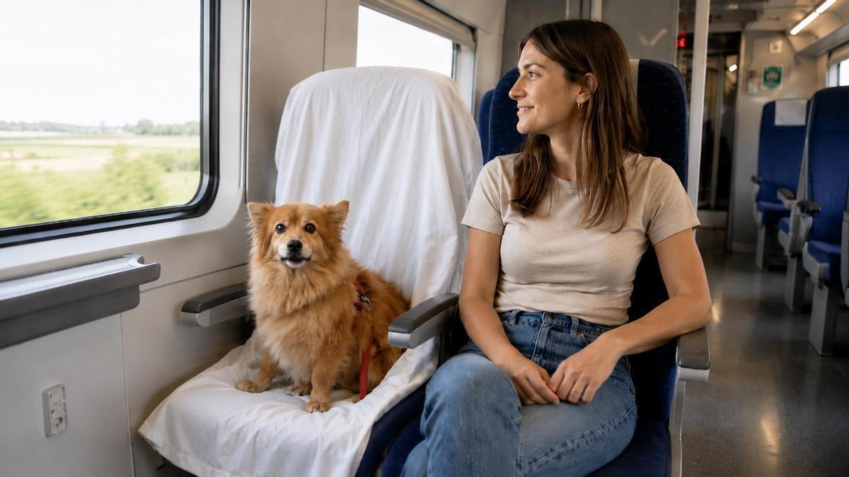 Renfe permitirá viajar con perros de hasta 40 kilos en todos sus trenes