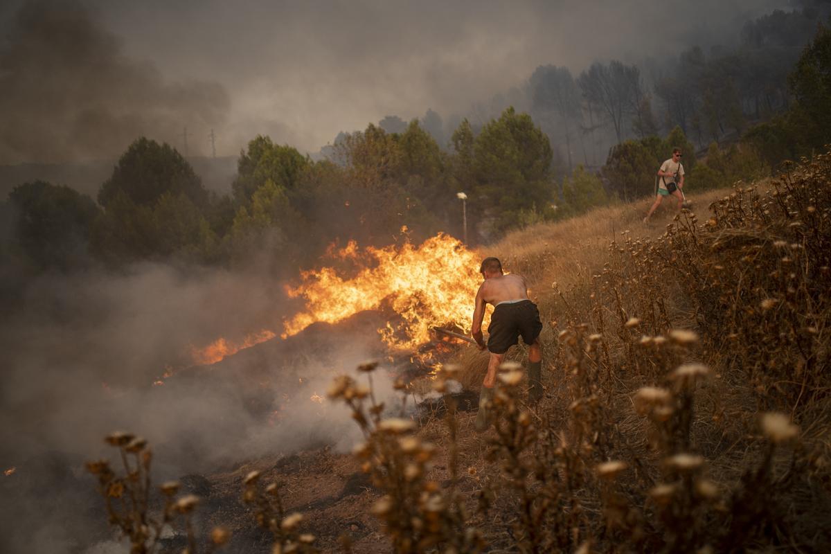 Incendio en El Pont de Vilomara