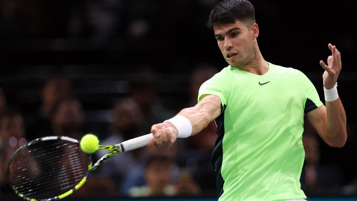 Carlos Alcaraz afronta el reto de las ATP Finals