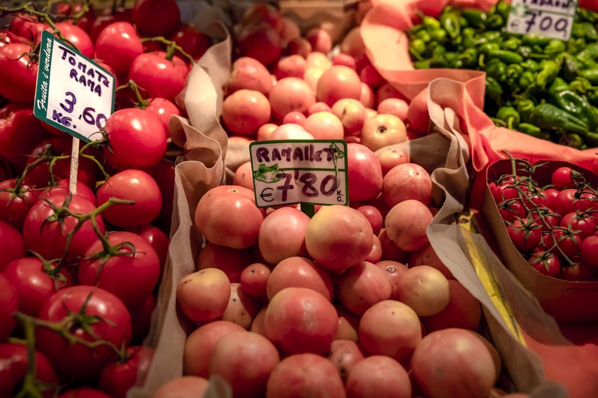 Selbst auf den Märkten heißt es "Augen auf" beim Ramallet-Tomaten-Kauf.