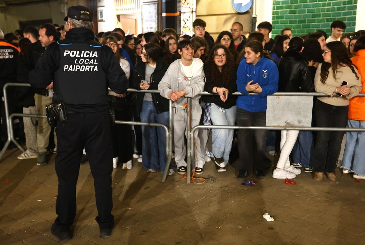 La Policía Local de Paiporta en el dispositivo especial de la cremà.