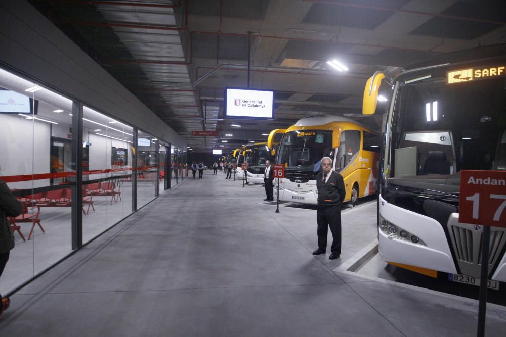 Inauguració de la nova estació d'autobusos de Girona