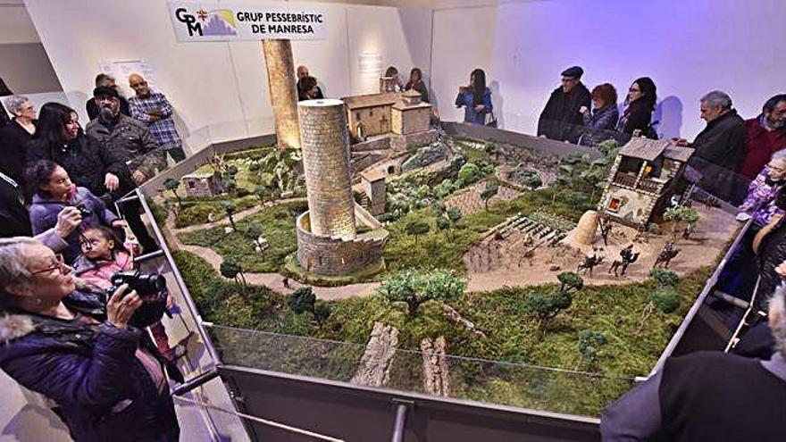 El conjunt històric de Fals és el protagonista del pessebre monumental que s&#039;exposa al Casino de Manresa