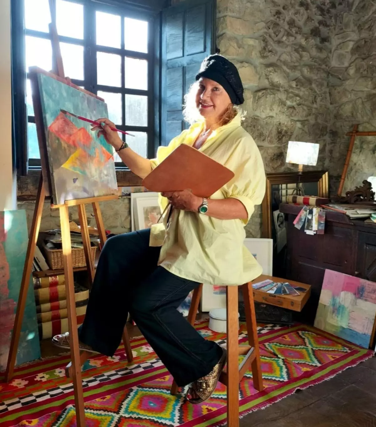 Patricia Ibaseta: "Pinto desde siempre; para mí, el Derecho y la pintura no son cosas aisladas, congenian perfectamente"