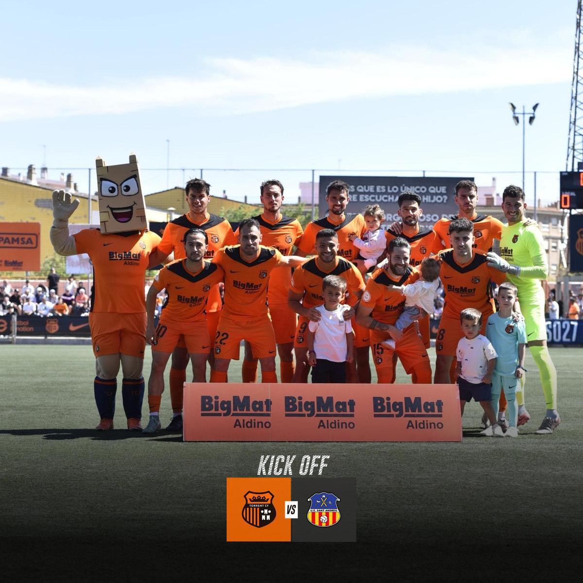 Once inicial del Torrent frente al Sant Andreu