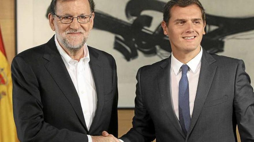 Rajoy i Rivera van reunir-se durant una hora i mitja al Congrés dels Diputats