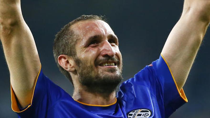 Chiellini no jugará la final de la Champions ante el Barça