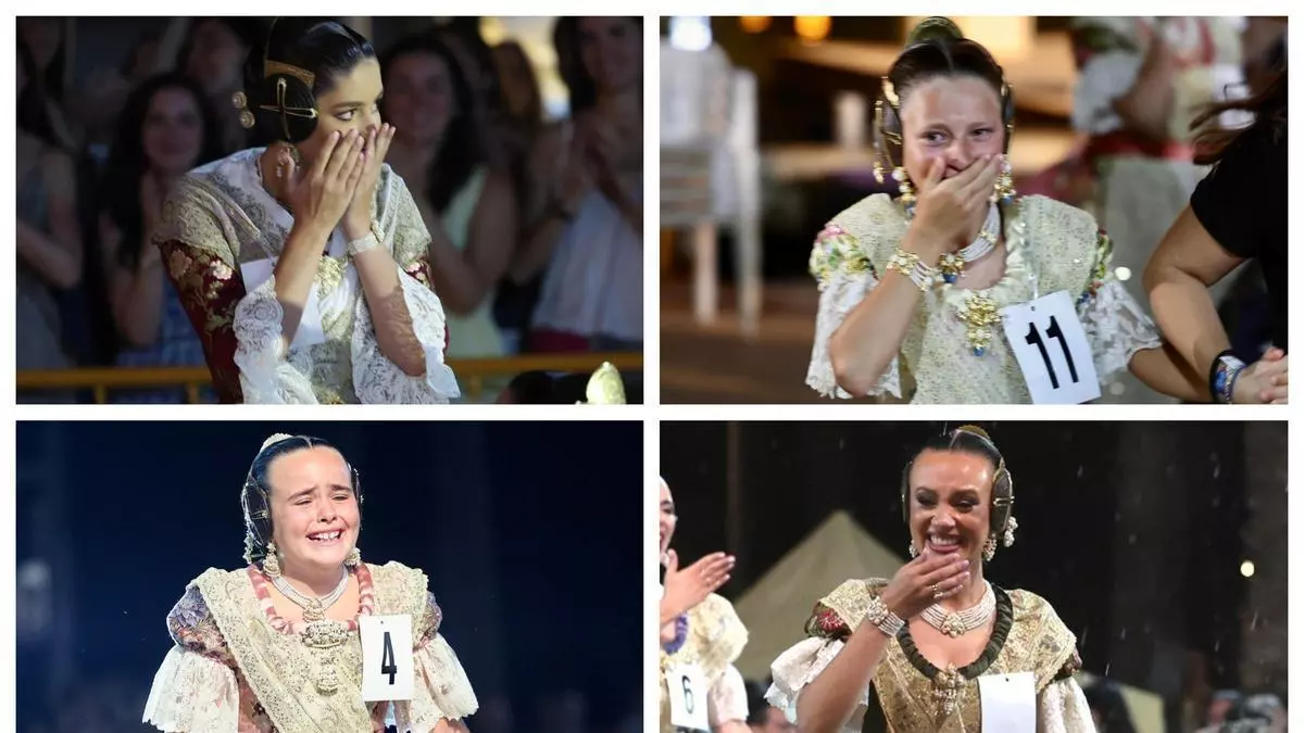 El sueño de una noche (fallera) de verano: así fueron elegidas Carmen Prades, Marta Mercader y la futura corte de honor en julio