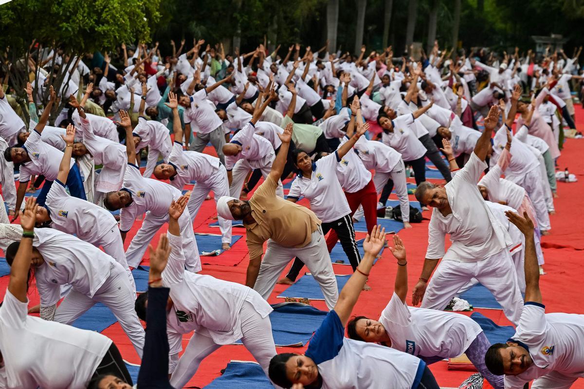 Día Internacional del Yoga en la India