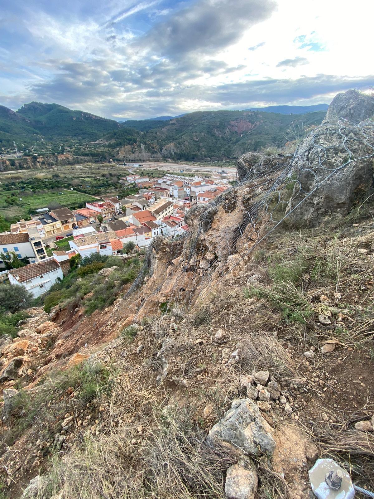Actuaciones de la ladera del Alto Gaspar de Gestalgar.