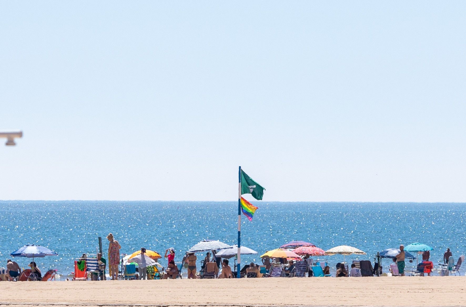 Playa Nord de Gandia hace unos días.