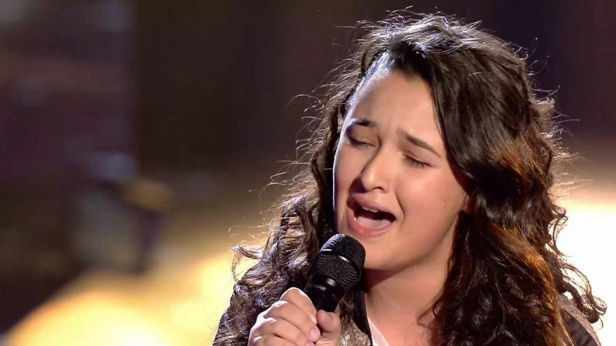 Rocío, la ganadora de 'La voz kids 3'.