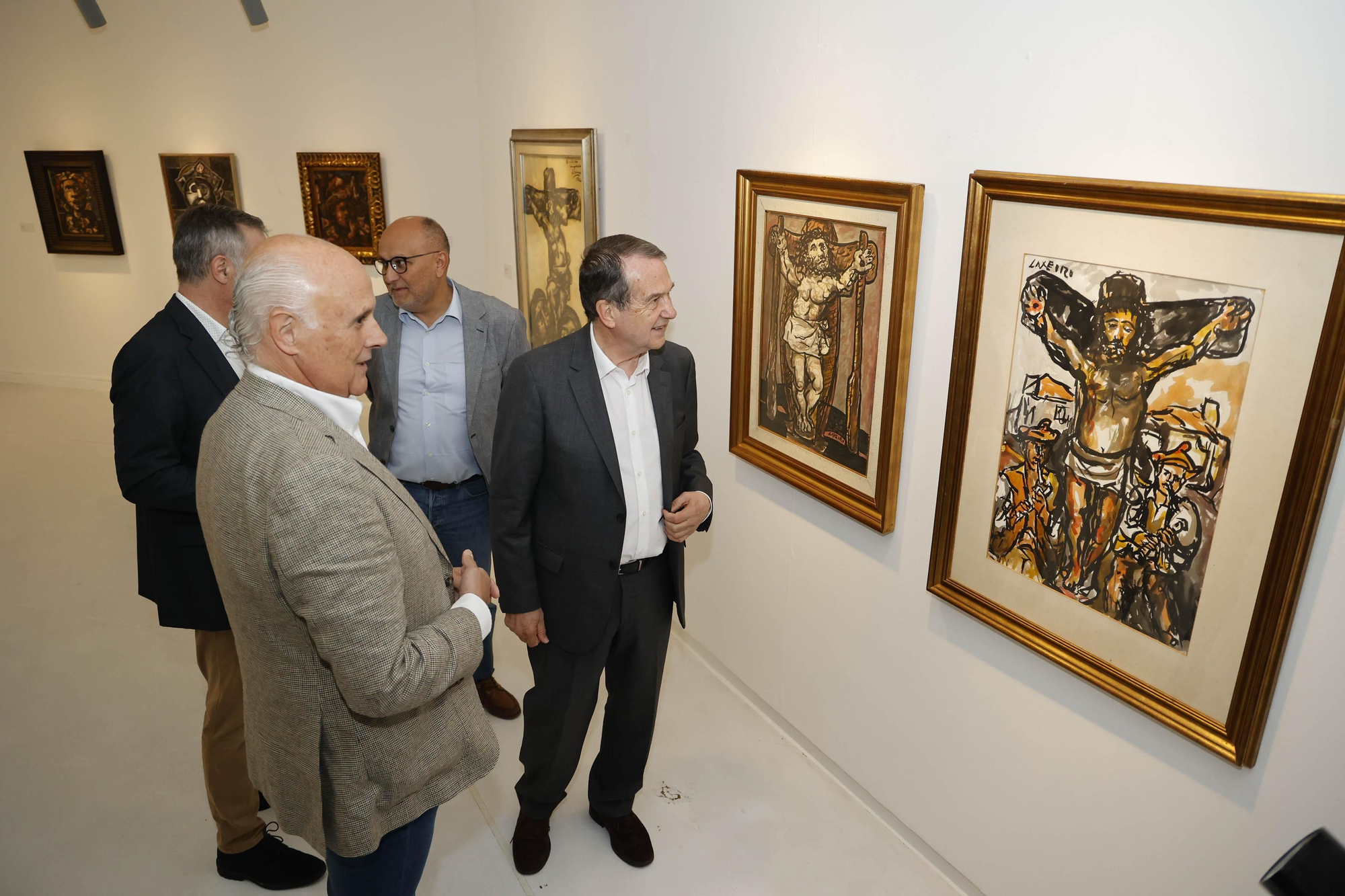 Inauguración da exposición Laxeiro descoñecido II. Obas inéditas da segunda época
