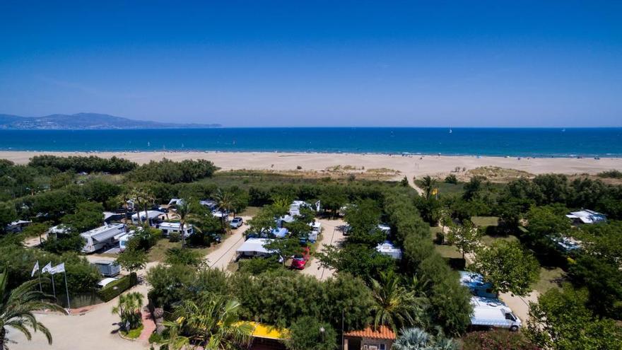 Vista del càmping Aquarius de Sant Pere Pescador.