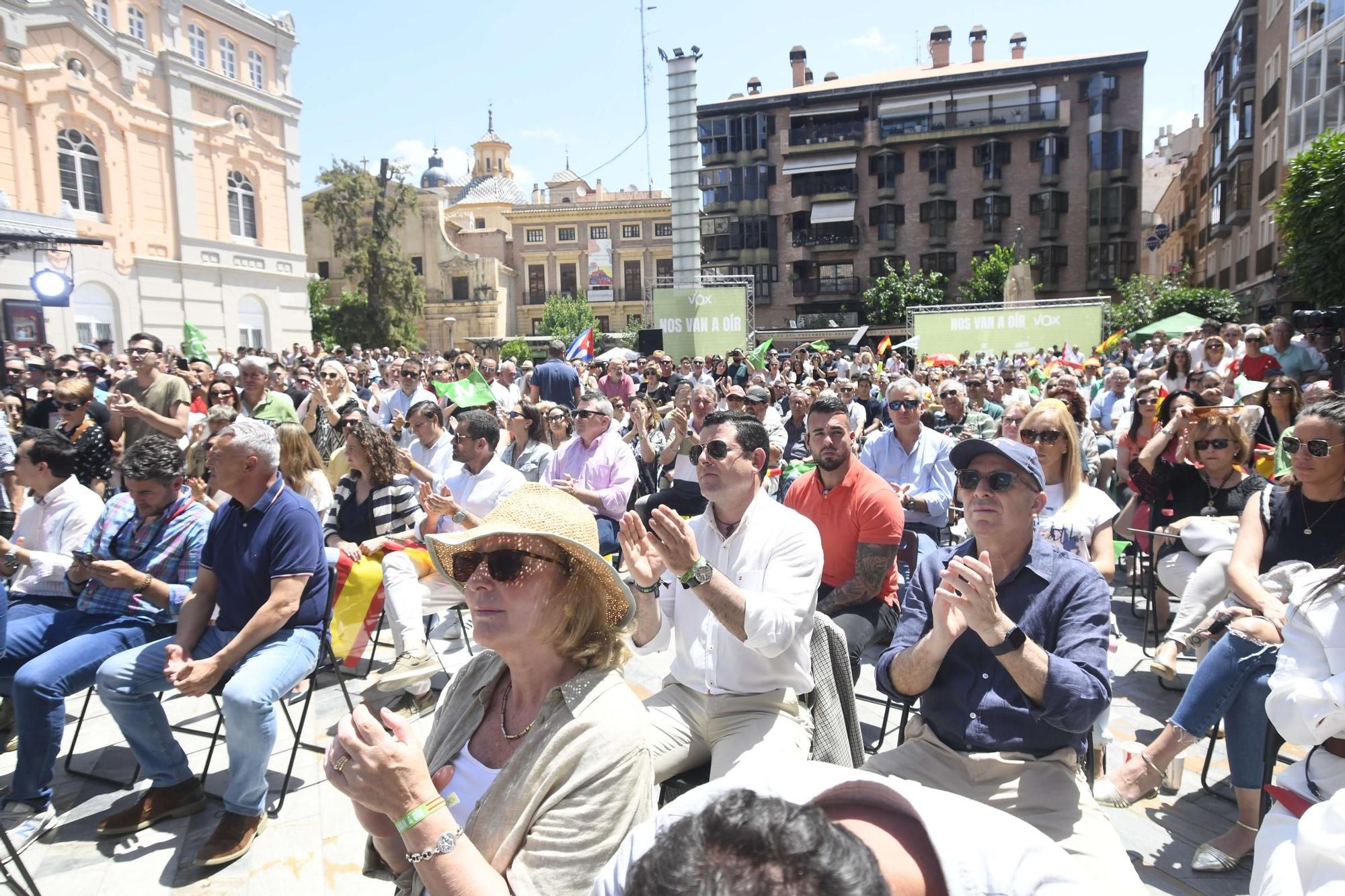 Acto de Santiago Abascal y Jorge Buxadé en Murcia