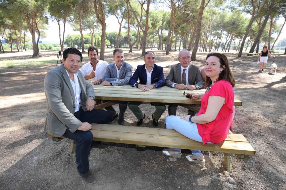 Inauguración del parque del Campamento Benítez.