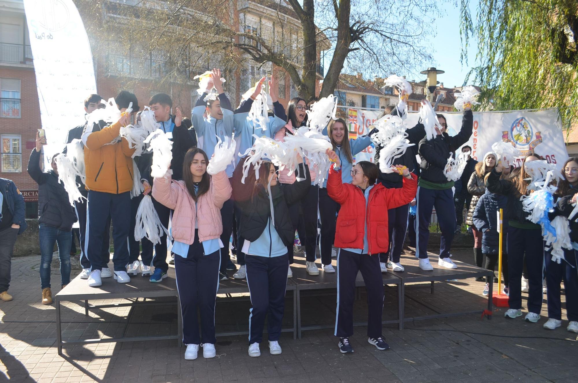 Así celebra el Día de la Paz el colegio San Vicente de Paúl de Benavente