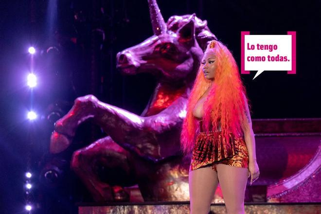 Nicki Minaj enseña un pecho sin querer