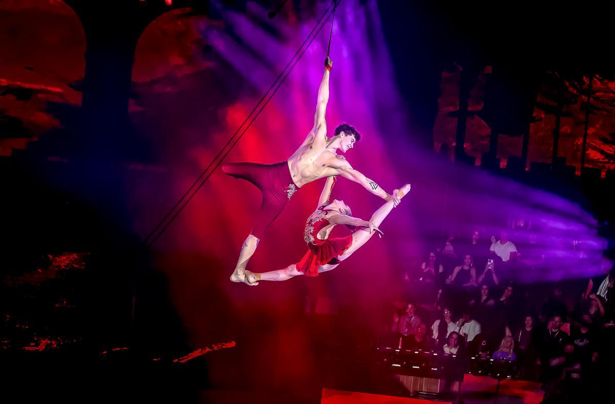 El Duo Kriko de cintes aèries seran a l'edició 2026 de Nits de Circ.