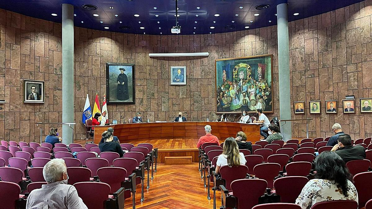 Instantánea del Pleno del Cabildo de La Gomera.