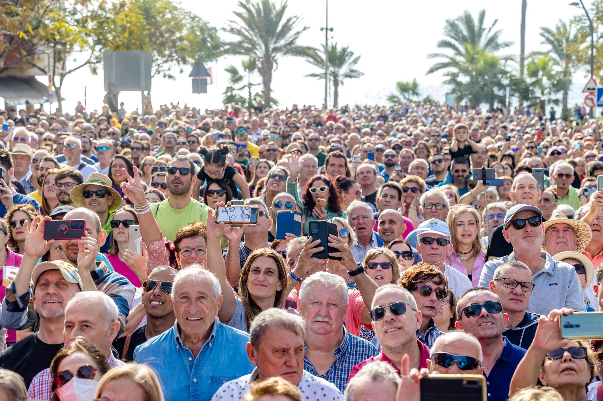 Segunda Mascletá en honor a Sant Jaume en las Fiestas de Benidorm